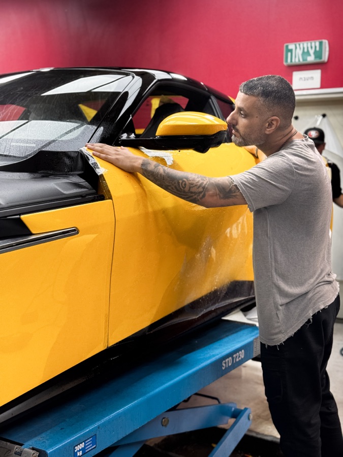 עבודת PPF בסדנה של קלאס איי